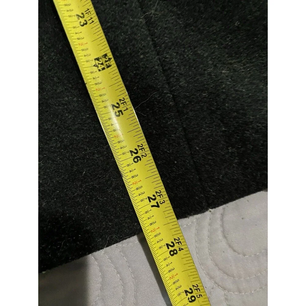 G.H. Bass Co Women’s Gray Wool Medium Length Peacoat S